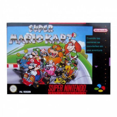 Videojuego Super Mario Kart para Super Nintendo