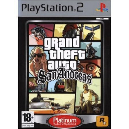 GTA SAN ANDREAS PLATINUM PS2 - ES