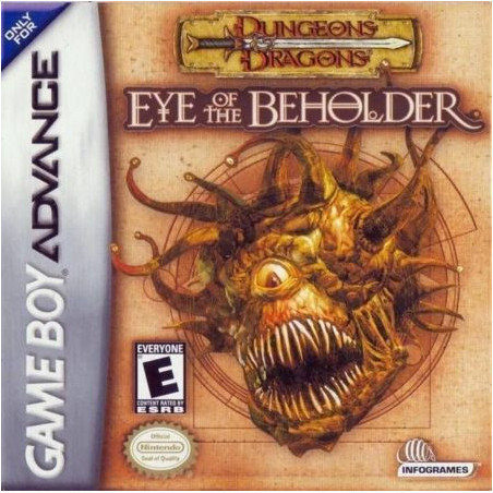 Videojuego Dungeon Dragons Eye of the Beholder para GB Advance