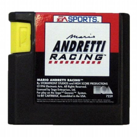 Videojuego Andretti Racing para Mega Drive
