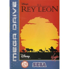 El rey Leon  (sin manual y caja tocada) - Mega Drive