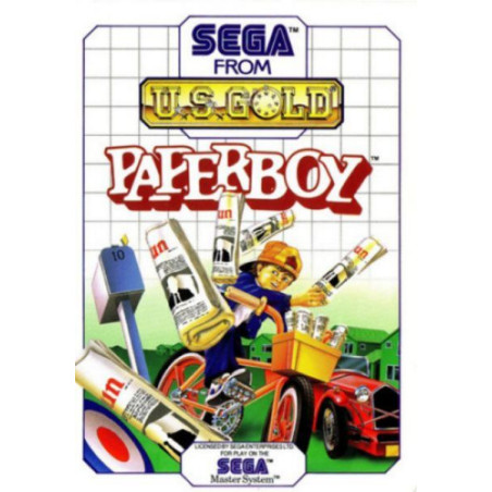 Videojuego Paperboy para Master System - Clásico y Retro