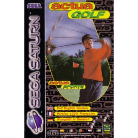 Videojuego Actua Golf para Sega Saturn