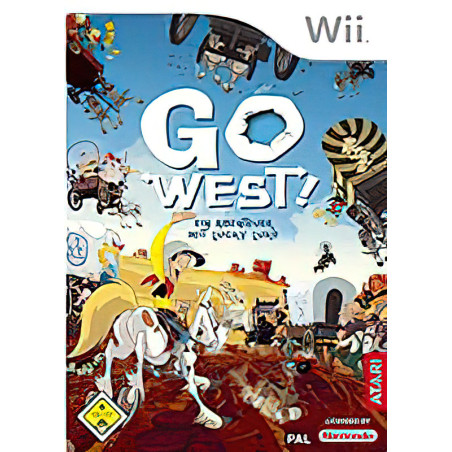 Videojuego Lucky Luke Go West para Wii - ¡Aventuras en el Oeste!