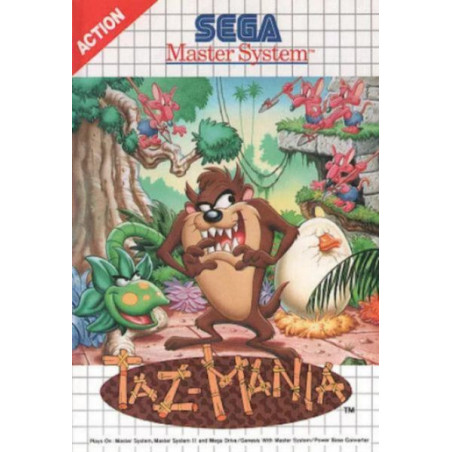Videojuego Taz-mania para Master System | Aventura y Nostalgia