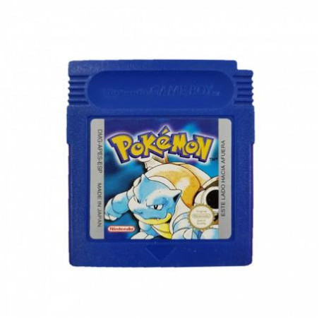 Videojuego Pokémon Azul para GameBoy - Captura y batalla