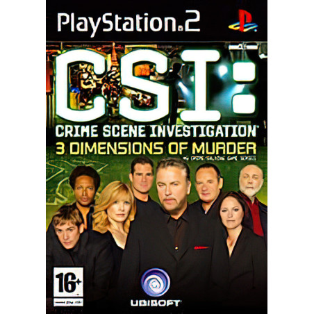 Videojuego CSI Las 3 Dimensiones Del Asesinato para Playstation 2