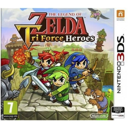 Videojuego The Legend of Zelda Tri Force Heroes para Nintendo 3DS | RetroPlayZone
