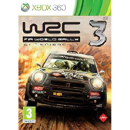 Videojuego WRC 3 FIA World Rally Championship para X-BOX 360